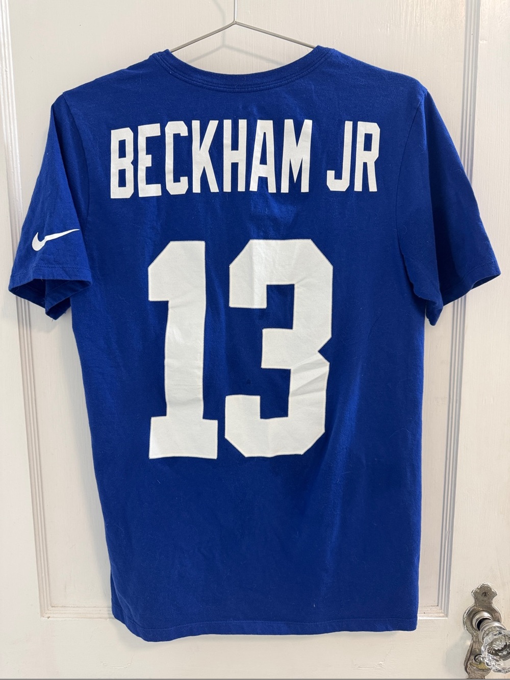 Nike Men’s Blue Beckham Jr. #13 Graphic Jersey Tee